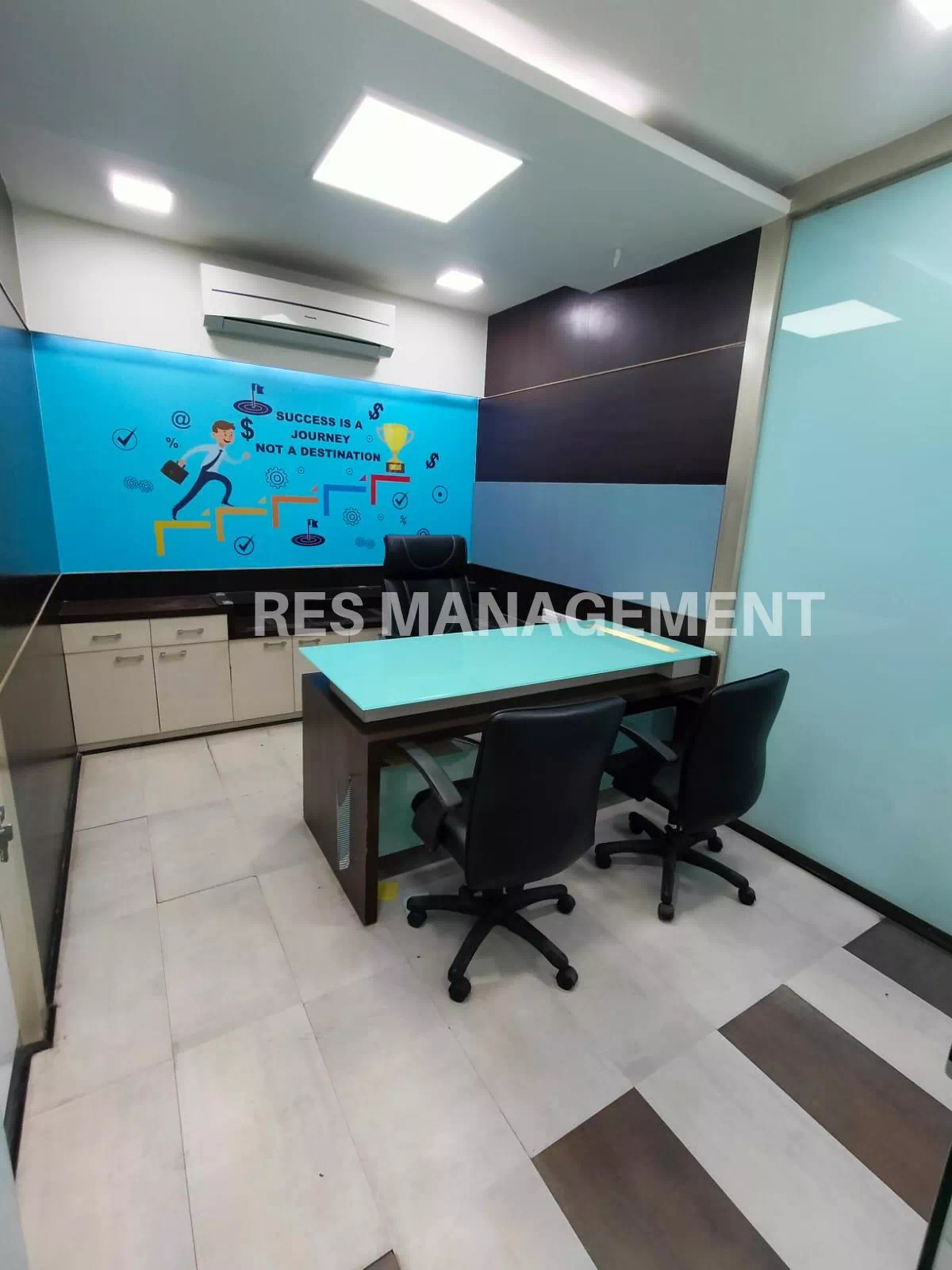 3500 ft Fully Furnished Office For Rent Shyamal Cross Road