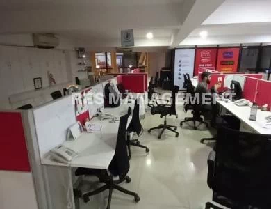 2000ft office For Rent Cg Road with 2 cabin 25 work stations