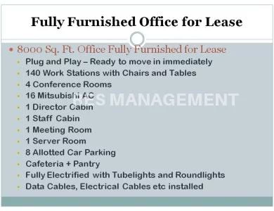 8000 Sq. Ft Office For Rent In Landmark Building, Satellite, Ahmedabad.