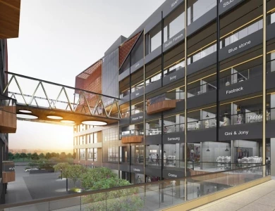 The CBD Shopping Centre in Zundal, Ahmedabad