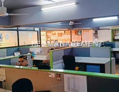 Fully Furnished office for Rent at CG Road 3 cabin conference 50 seating