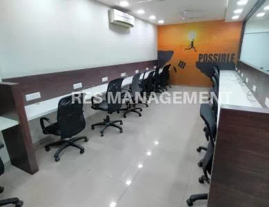 3500 ft Fully Furnished Office For Rent Shyamal Cross Road